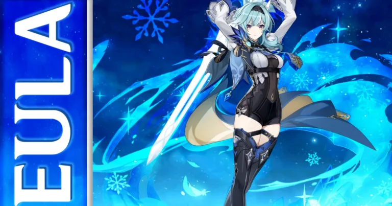 Eula Genshin Impact Color Codes & Palette | HEX Guide