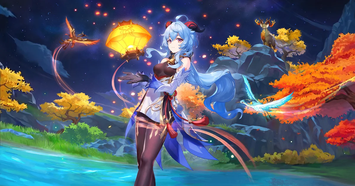 Ganyu (Genshin Impact) Color Codes, Palette & HEX Guide for Designers