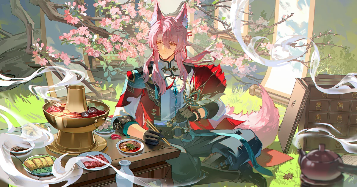 Jiaoqiu Color Palette, HEX Codes & UI Design Guide (Honkai: Star Rail)